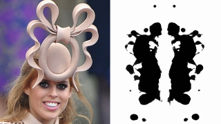 Illustration for article titled The Rorshach Test For Princess Beatrice's Hat